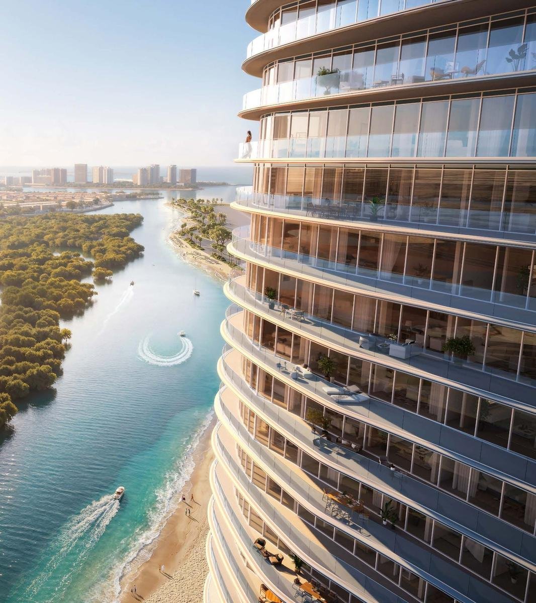 Waterfront by Missoni tower along the coastline